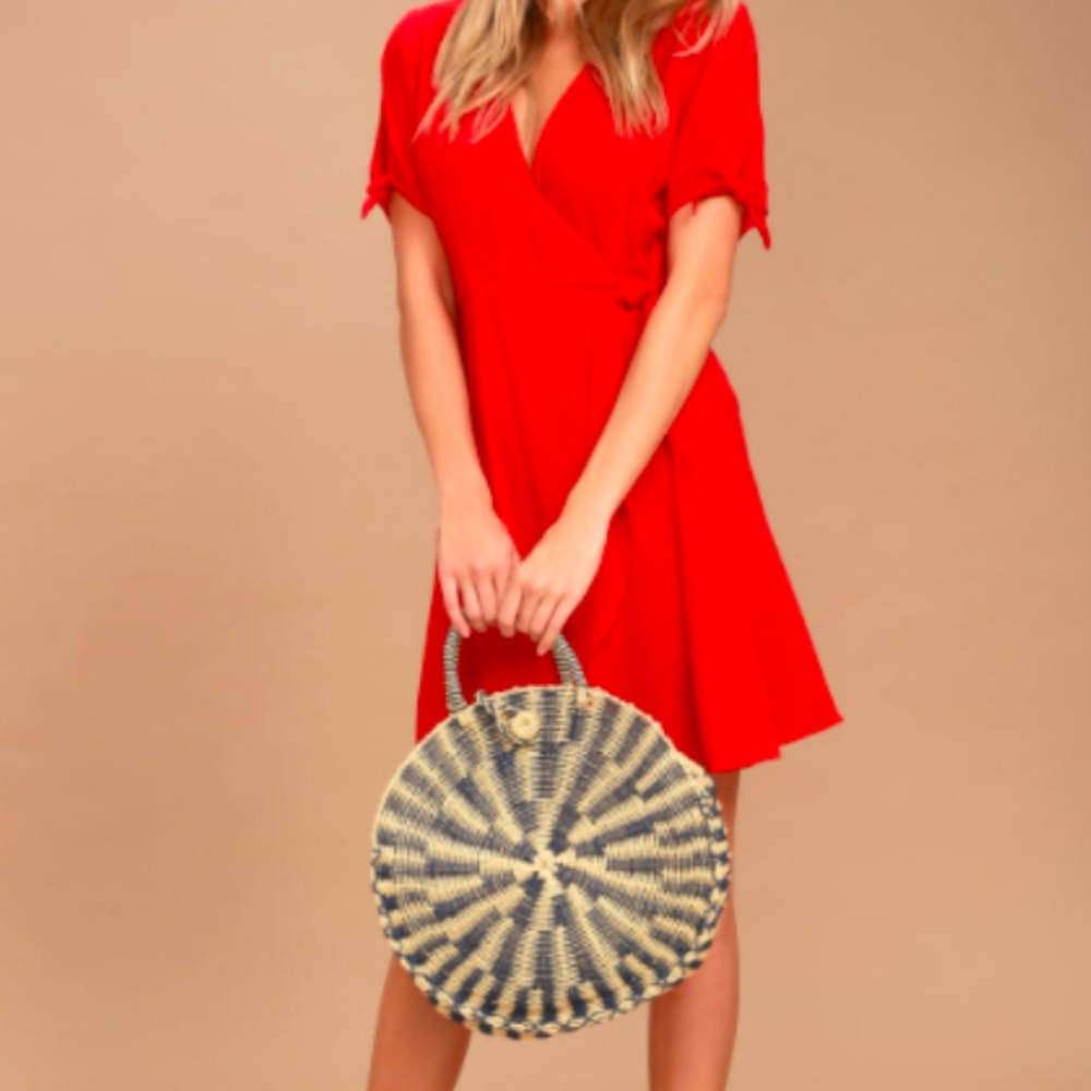 My Philosophy Red Wrap Dress